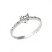 Anello Soranzo Gioielli Donna Pietre Preziose in Oro bianco Diamante 0.16 Ct GI10370025 - GI10370025